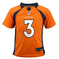 Enfant en bas âge Nike Russell Wilson orange Denver Broncos Game Jersey