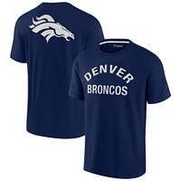 Unisex Fanatics Navy Denver Broncos Elements Super Soft Short Sleeve T-Shirt