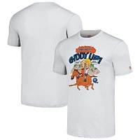 Unisex NFL x Homage Beavis and Butt-Head Ash Denver Broncos Tri-Blend T-Shirt