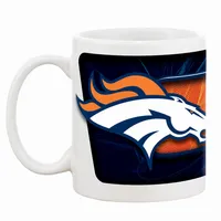 Broncos blancs de Denver 11oz. Tasse à café sublimée