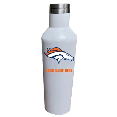 Denver Broncos 17oz. Personalized Infinity Stainless Steel Water Bottle - White