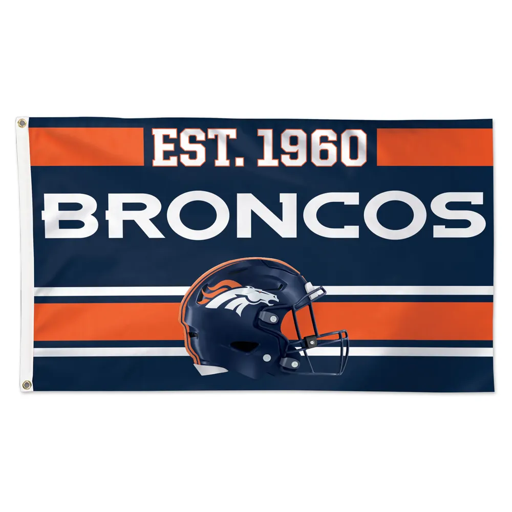 Lids Denver Broncos WinCraft 3' x 5' Established 1-Sided Deluxe