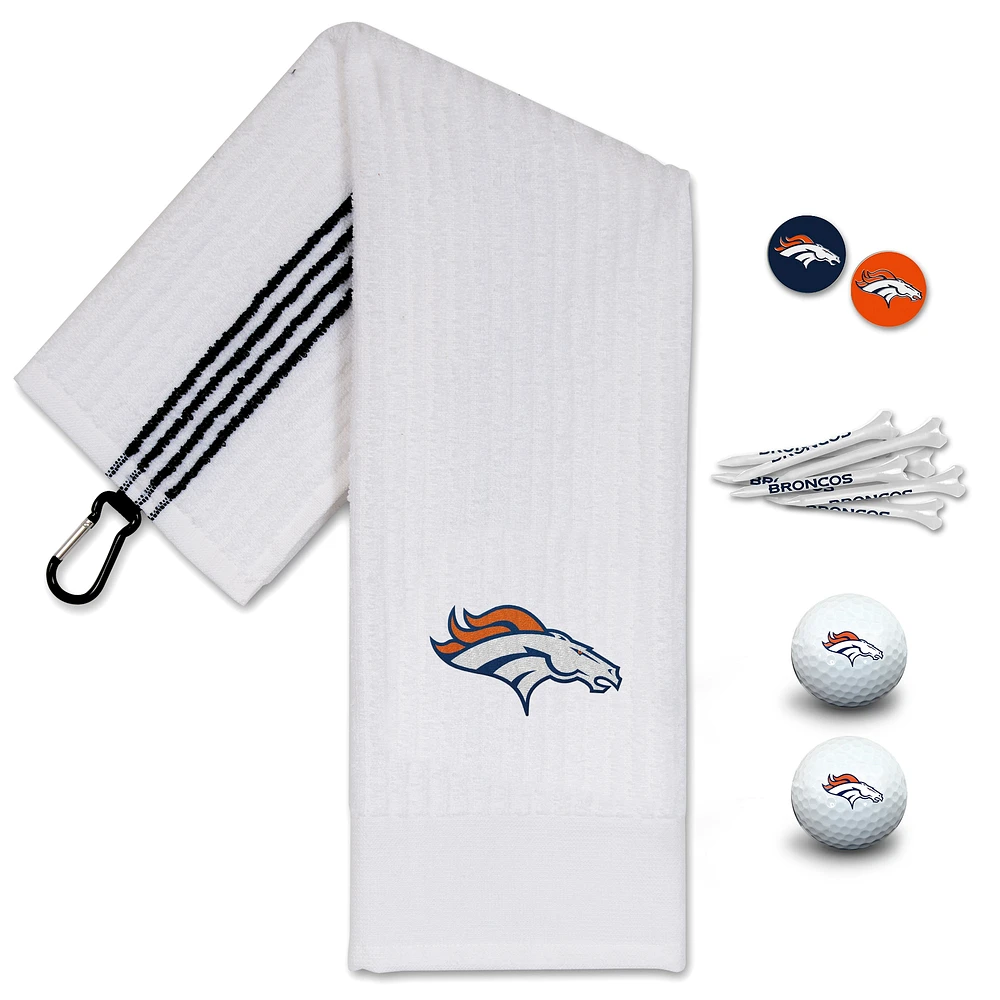 WinCraft Denver Broncos Coffret cadeau de golf