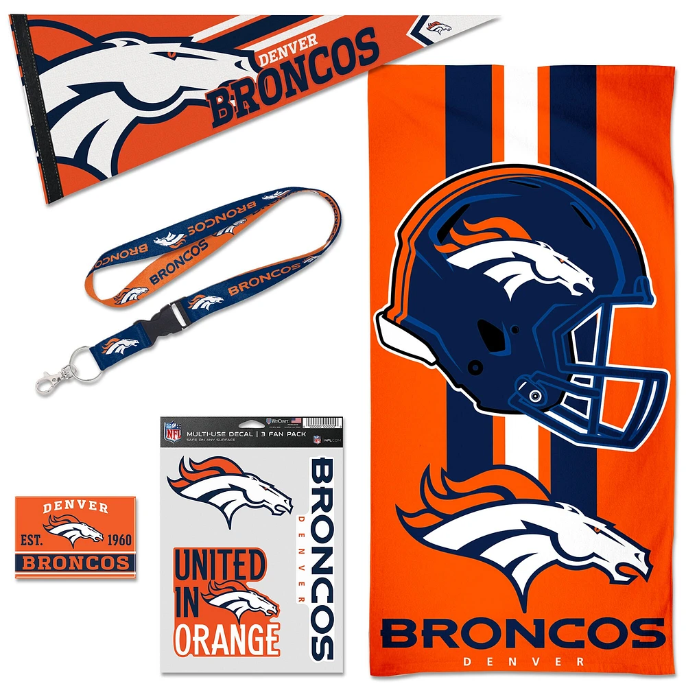 Pack d'accessoires pour ventilateurs WinCraft Denver Broncos House