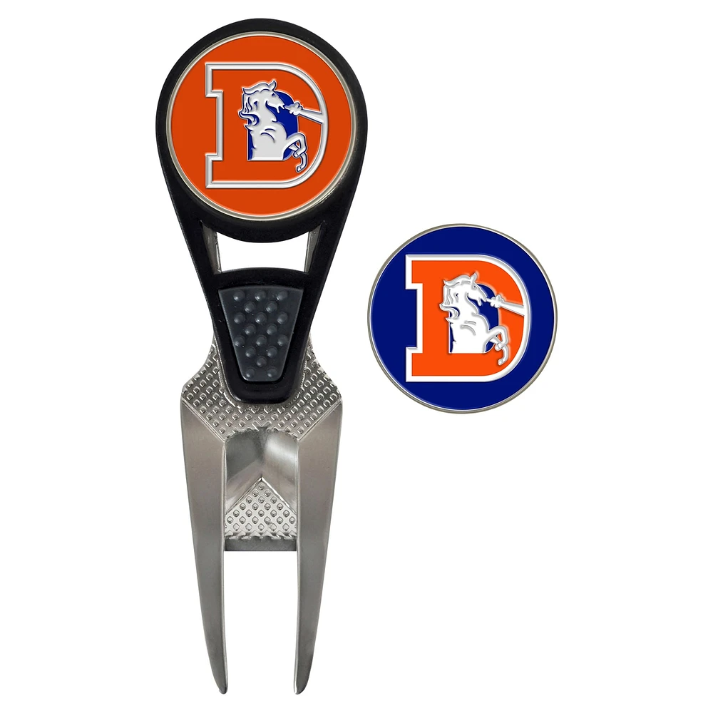 WinCraft Denver Broncos Ensemble d'outils de réparation et de marqueurs de balle