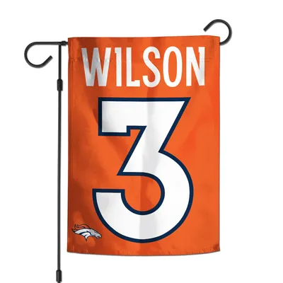 Russell Wilson Denver Broncos WinCraft 12" x 18" Player Double-Sided Garden Flag