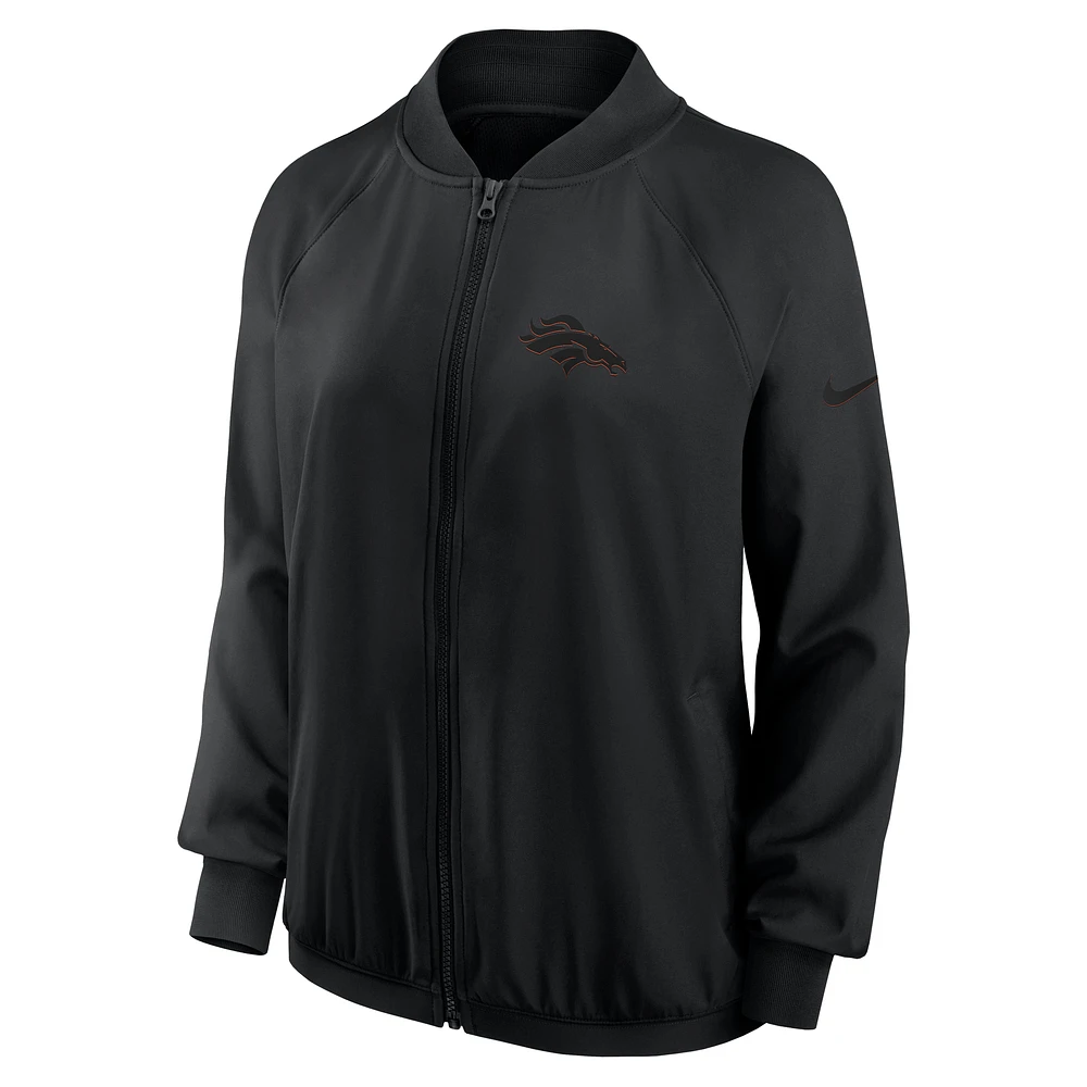 Women's Nike  Black Denver Broncos Full-Zip Jacket