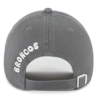 Casquette ajustable Bright Side Clean Up 47 grise pour femme des Denver Broncos