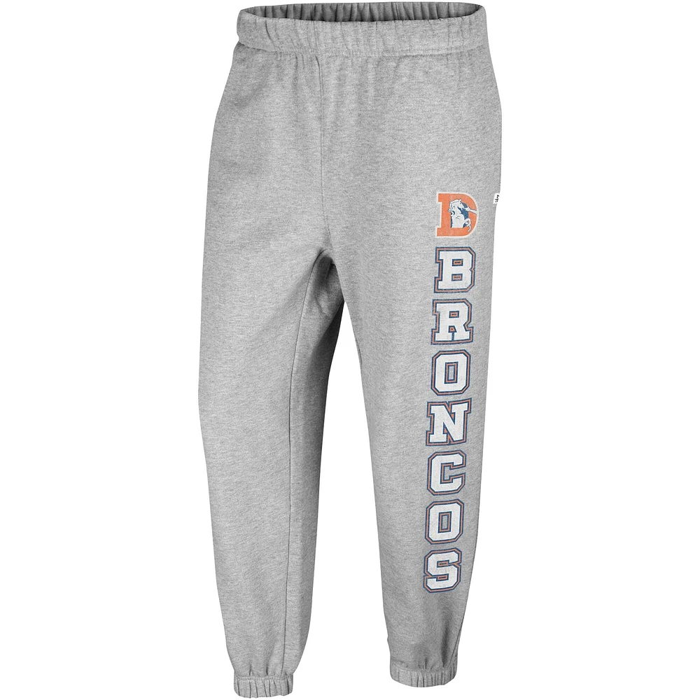 Pantalon de survêtement '47 gris Denver Broncos Double Pro Harper Jogger pour femmes