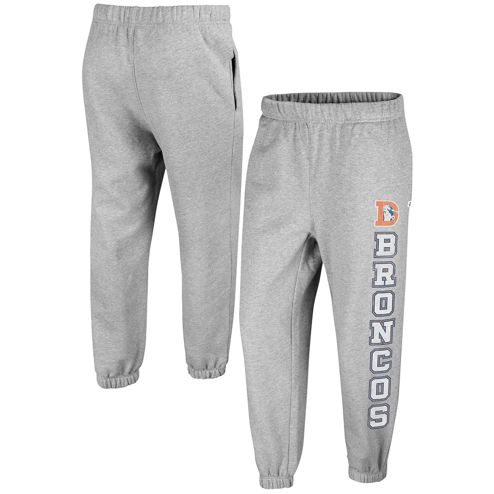 Pantalon de survêtement '47 gris Denver Broncos Double Pro Harper Jogger pour femmes