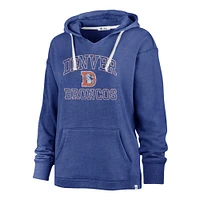 Sweat à capuche Clarity Kennedy '47 Heather Royal pour femme des Denver Broncos