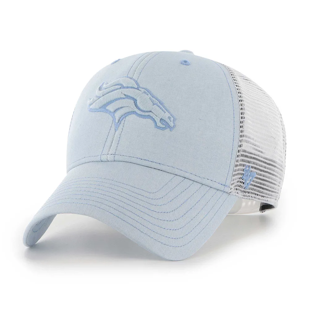 Lids Denver Broncos '47 Women's Haze Clean Up Trucker Snapback Hat - Light  Blue/White