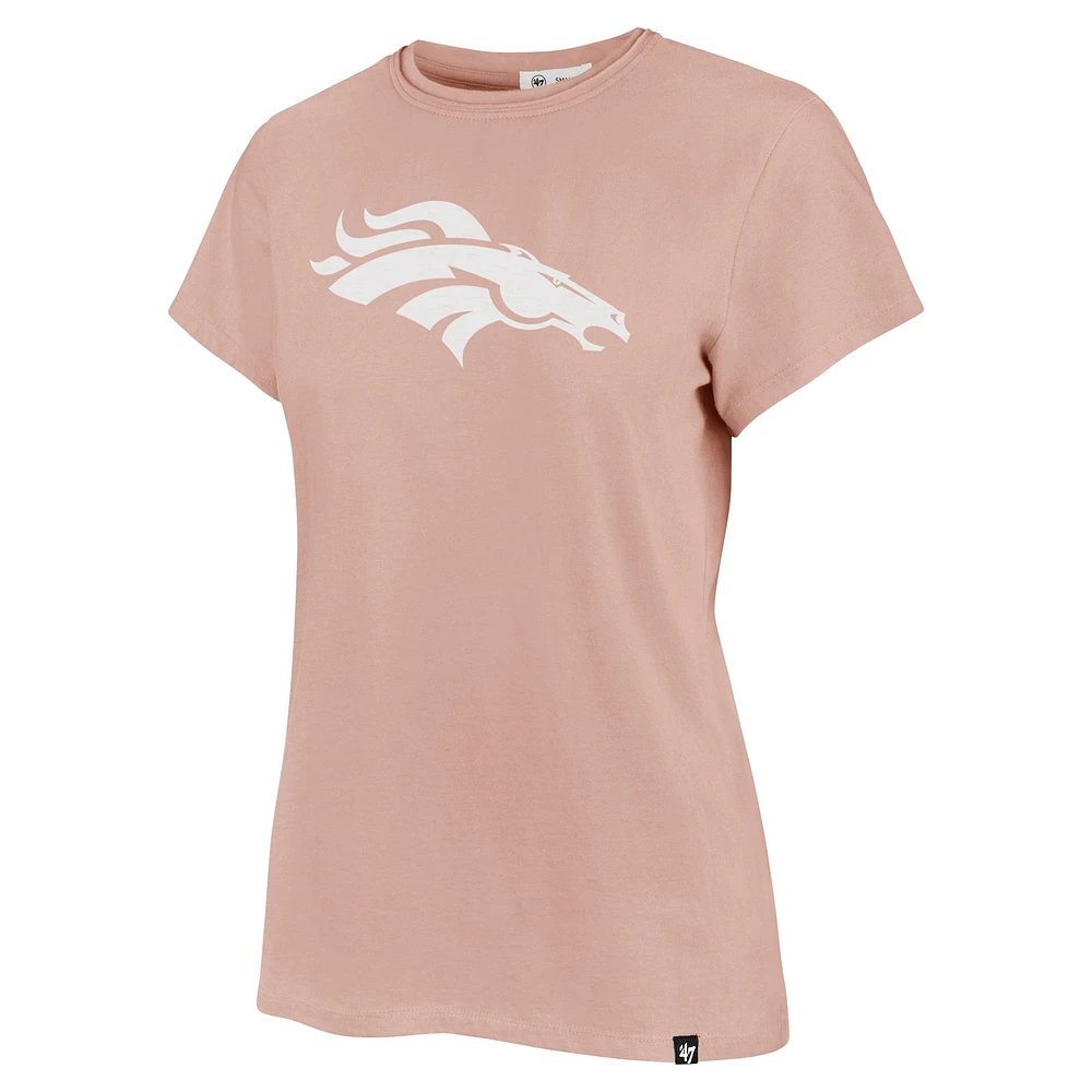 Women's '47  Light Pink Denver Broncos Premier Frankie T-Shirt