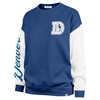 Sweat-shirt à enfiler Andie Double Header Denver Broncos '47 bleu marine pour femme