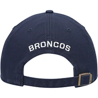 Casquette réglable '47 Denver Broncos Finley Clean Up pour femme, bleu marine