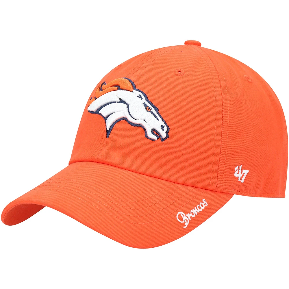 Women's '47 Orange Denver Broncos Miata Clean Up Secondary Adjustable Hat