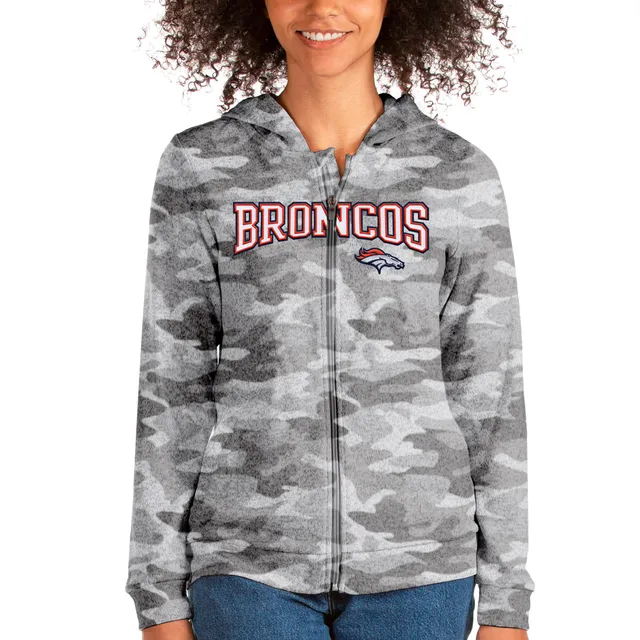 Lids Denver Broncos Antigua Victory Pullover Hoodie - Orange