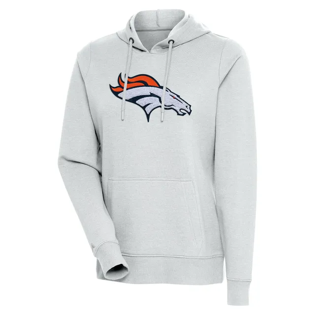 Lids Denver Broncos Antigua Logo Victory Pullover Hoodie