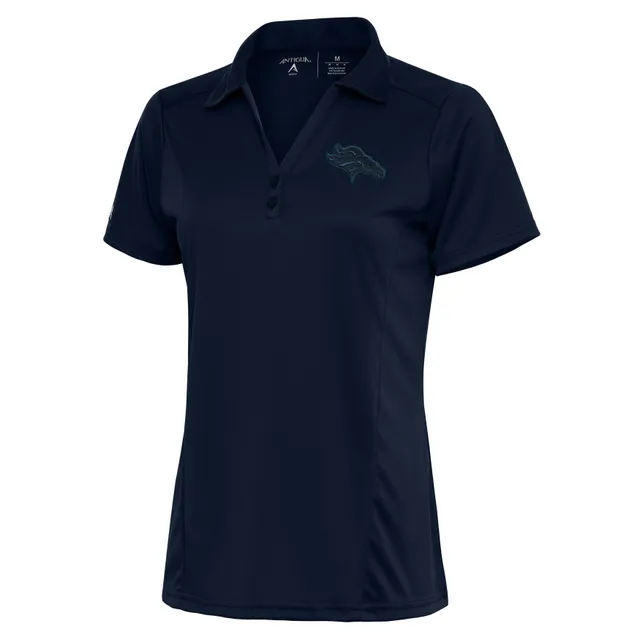 Men's Denver Broncos Navy Antigua Tribute Big & Tall Polo