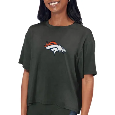 Cincinnati Bengals Certo Women's Cropped Turnout T-Shirt - Gray