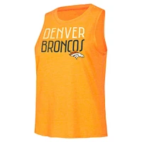 Ensemble débardeur et pantalon Concepts Sport bleu marine/orange Denver Broncos pour femmes