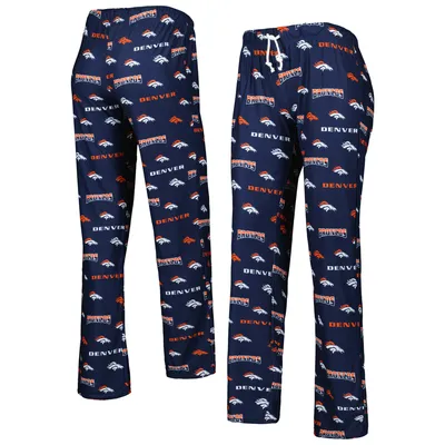 Denver Broncos Men's Women's Medium Pajama Pants Sleepwear Blue NFL Football