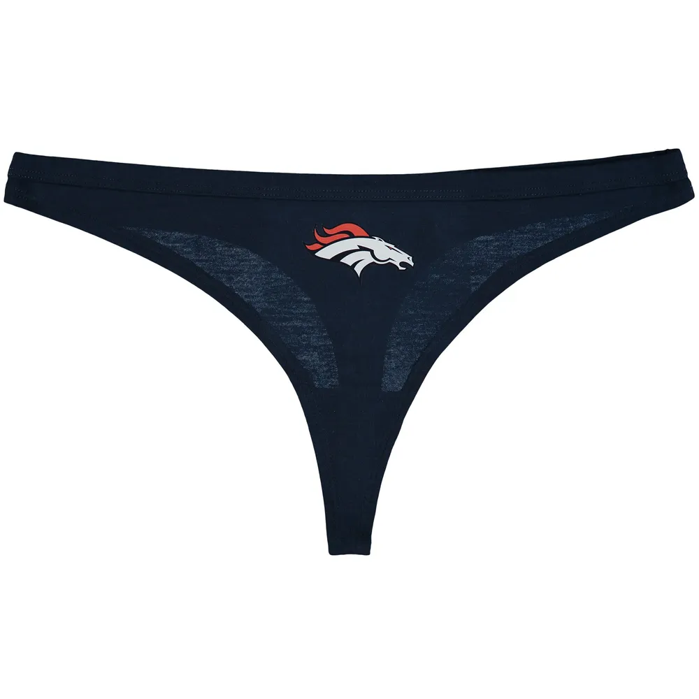 Lids Denver Broncos Concepts Sport Women's Solid Logo Thong - Navy