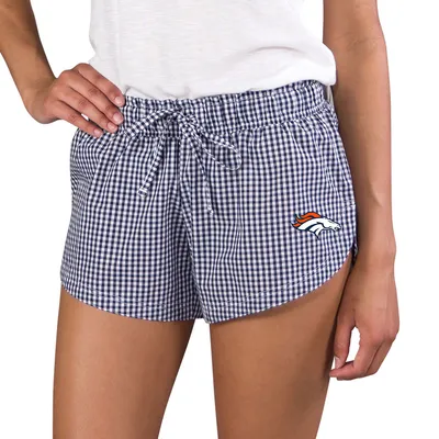 Denver Broncos Concepts Sport Women's Tradition Woven Shorts - Navy