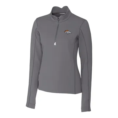 Denver Broncos Cutter & Buck Women's Traverse Half-Zip Pullover Jacket