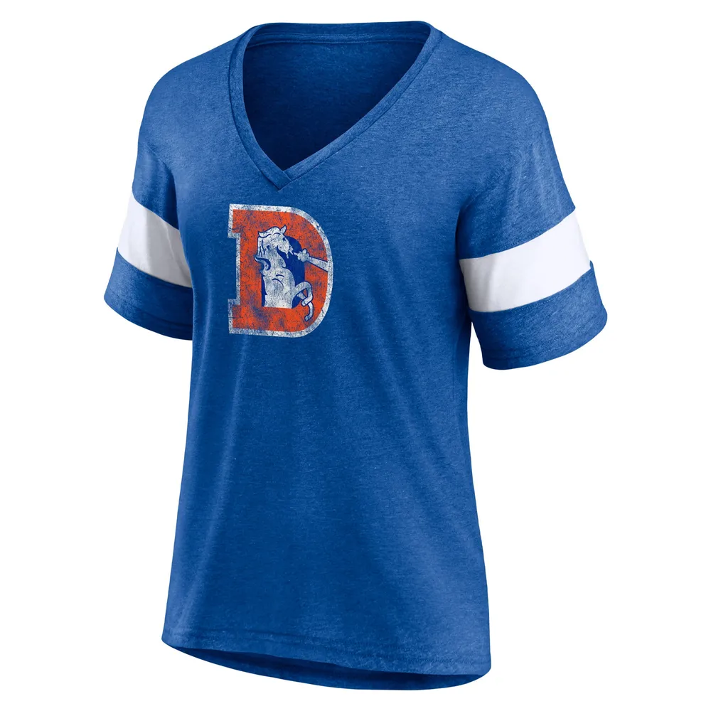 Women's Fanatics Branded Heathered Royal Denver Broncos