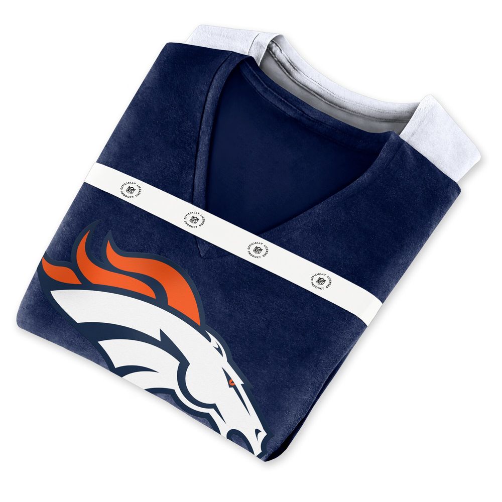 Fanatics Branded Women's Fanatics Branded Navy/White Denver Broncos -  V-Neck T-Shirt Combo Pack