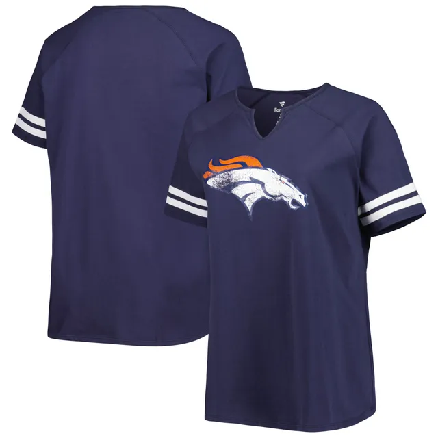 Women's Fanatics Branded Navy Denver Broncos Plus Size Primary