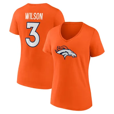 NFL Denver Broncos Women's Plus Size Short Sleeve V-Neck T-Shirt - 1X