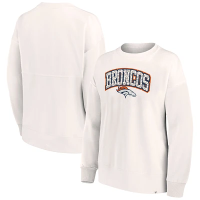 Sweat-shirt à enfiler imprimé léopard de l'équipe Denver Broncos la marque Fanatics pour femme