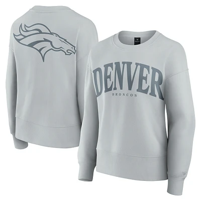 Sweat-shirt à capuche gris Denver Broncos Elements Fanatics pour femme