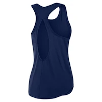 Women's Fanatics Navy Denver Broncos Iron Fan Tank Top