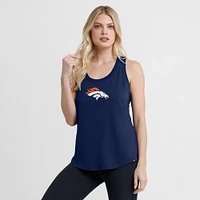 Women's Fanatics Navy Denver Broncos Iron Fan Tank Top