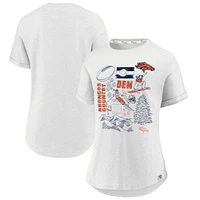 Women's Fanatics  White Denver Broncos True Classics Hometown T-Shirt