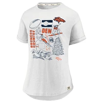Women's Fanatics  White Denver Broncos True Classics Hometown T-Shirt