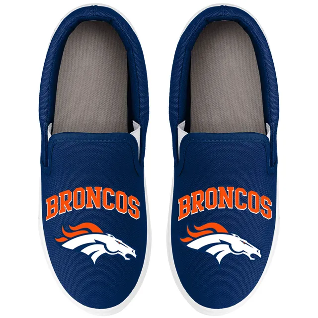 Lids Denver Broncos FOCO Women's Big Logo Slip-On Sneakers