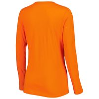 Women's G-III 4Her by Carl Banks Orange Denver Broncos Post Season Team - Long Sleeve V-Neck T-Shirt