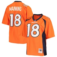 Maillot de joueur réplique Mitchell & Ness Peyton Manning orange Denver Broncos Legacy pour femme