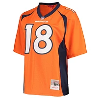 Maillot de joueur réplique Mitchell & Ness Peyton Manning orange Denver Broncos Legacy pour femme