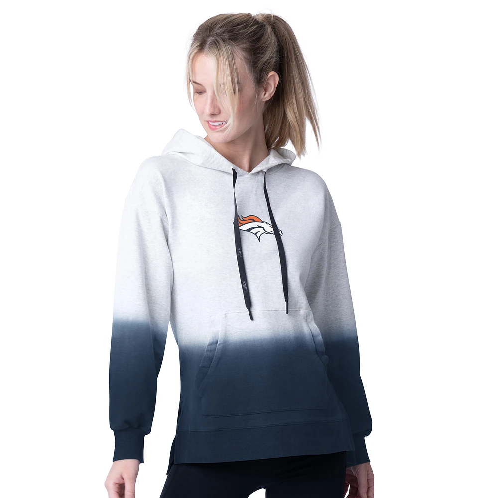 Sweat à capuche Daniela bleu marine pour femme MSX by Michael Strahan des Denver Broncos