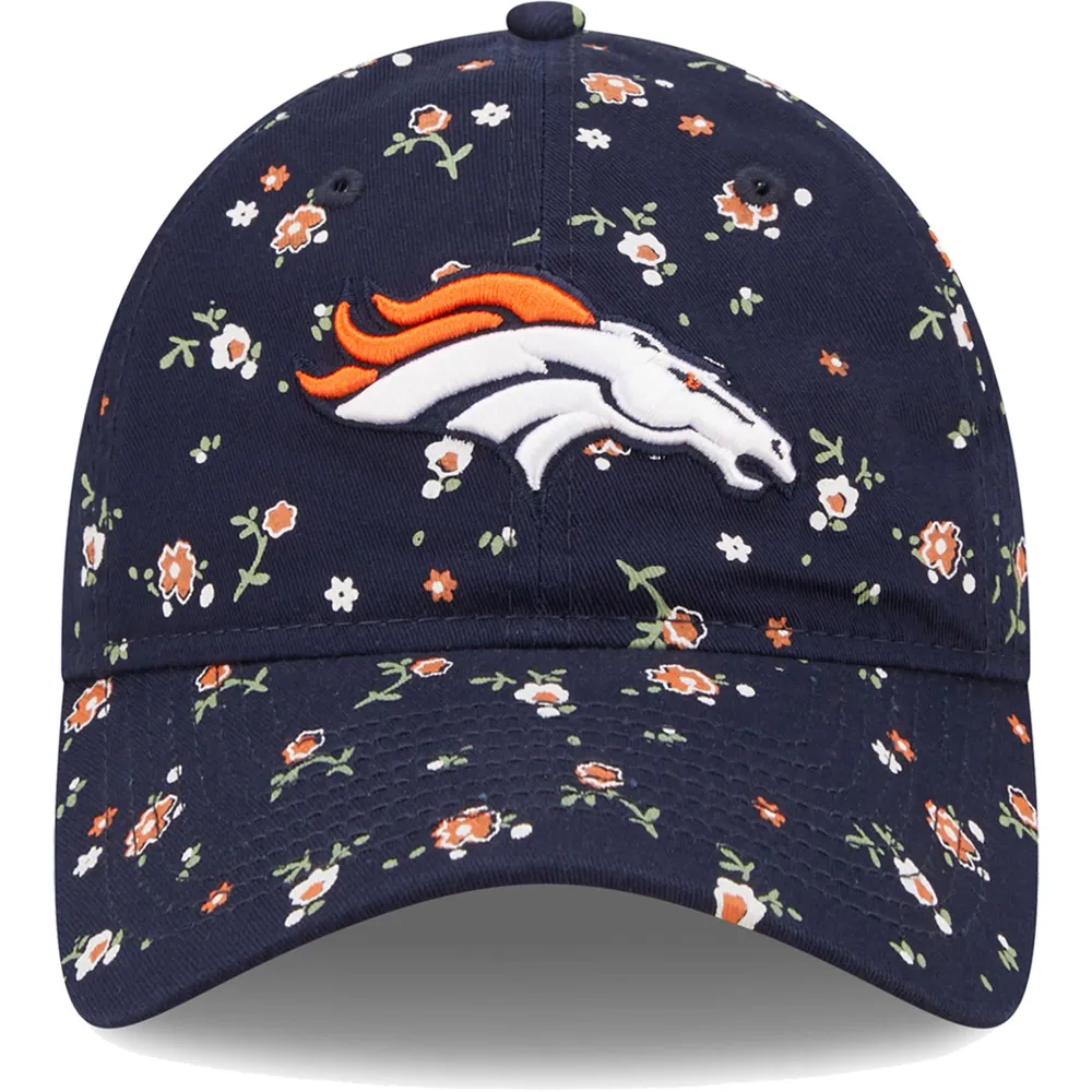 New Era Women's New Era Navy Denver Broncos Floral 9TWENTY Adjustable Hat