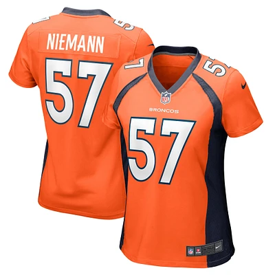 Women's Nike Ben Niemann  Orange Denver Broncos Team Game Jersey