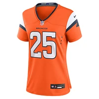 Women's Nike Blake Watson  Orange Denver Broncos Team Game Jersey