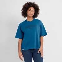 T-shirt Nike bleu Denver Broncos Glory Arch Boxy pour femme
