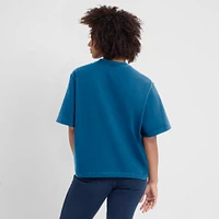 T-shirt Nike bleu Denver Broncos Glory Arch Boxy pour femme