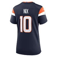 Women's Nike Bo Nix  Navy Denver Broncos Alternate Game Jersey